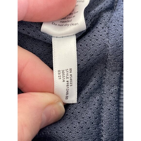 Athleta Brooklyn Bomber Jacket Leopard Medieval Violet Size Medium #981248 $139 - Picture 11 of 13